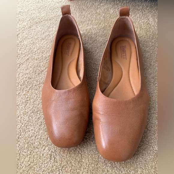 Born Patrice teak brown leather flats size 8 - Picture 5 of 5